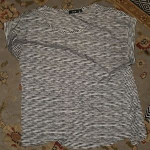 apt 9 striped blouse